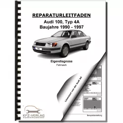 Audi 100 Typ 4A 1990-1997 Eigendiagnose Fahrwerk ABS ESP Reparaturanleitung