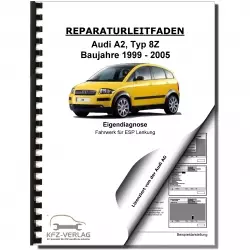 Audi A2 Typ 8Z (99-05) Fahrwerk Eigendiagnose für ESP Lenkung Reparaturanleitung