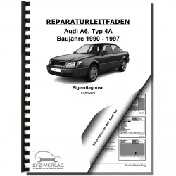 Audi A6 Typ 4A 1990-1997 Eigendiagnose Fahrwerk Bremsen Reparaturanleitung