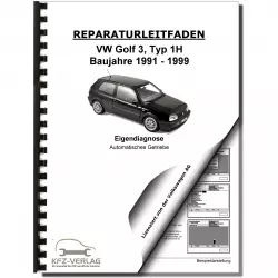 VW Golf 3 Typ 1H (95-99) Eigendiagnose Automatikgetriebe 01M Reparaturanleitung