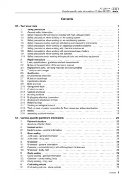 Audi A3 type 8P 2003-2012 paint information repair workshop manual eBook pdf