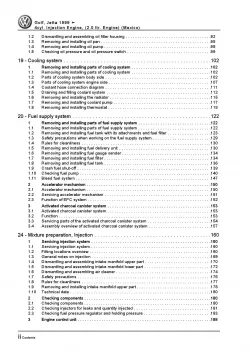 VW Golf 4 1J (97-06) 4-cyl. 2.0l petrol engines 115 hp repair manual pdf ebook