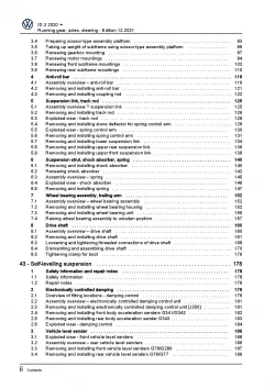 VW ID.3 type E11 from 2019 running gear axles steering repair manual pdf ebook