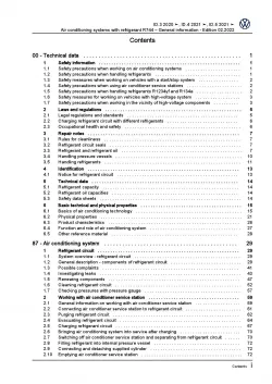 VW ID.3 type E11 from 2019 air conditioning systems refrigerant R744 manual pdf