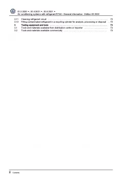 VW ID.3 type E11 from 2019 air conditioning systems refrigerant R744 manual pdf