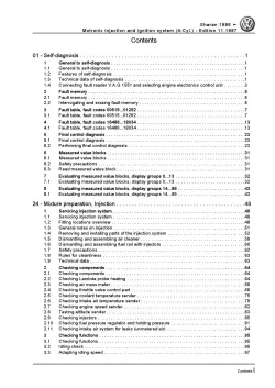 VW Sharan 7M 1995-2010 motronic injection ignition system 1.8l repair manual pdf