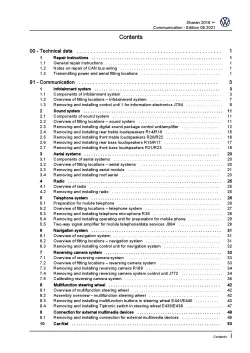 VW Sharan 7N (15-22) communication radio navigation repair workshop manual pdf