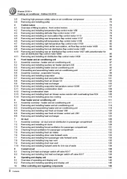 VW Sharan 7N (15-22) heating air conditioning system repair workshop manual pdf