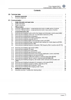 VW T-Roc Cabrio AC 2021-2023 communication radio navigation workshop manual pdf