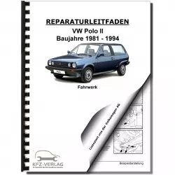 VW Polo 2 Typ 86C (81-94) Fahrwerk Achsen Lenkung Bremsen Reparaturanleitung