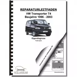 VW Transporter/Bus T4 (96-03) Eigendiagnose Fahrwerk Bremsen Reparaturanleitung
