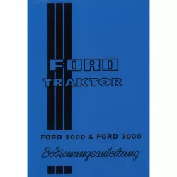 Fordson Ford 2000 3000 03.1966 Bedienungsanleitung Betriebsanleitung