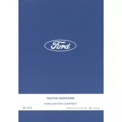 Fordson Ford 2000 3000 4000 5000 SE 3112 Bedienungsanleitung Betriebsanleitung