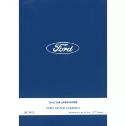 Fordson Ford 2000 3000 3055 4000 5000 Bedienungsanleitung Betriebsanleitung