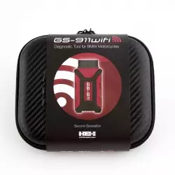 Der Diagnoseadapter GS-911 USB wird standardmäßig in einem Koffer geliefert. Ohne Zubehör ist der Adapter für alle Motorräder der Marke BMW ab Baujahr 2016 geeignet.