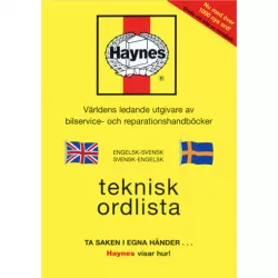 Englisch - Schwedisch Technisches Wörterbuch für Haynes Reparaturanleitungen