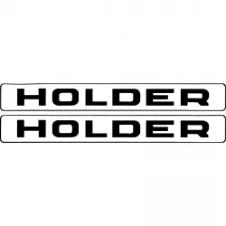 Holder Motorhaube Set (2 Stück) Schlepper Traktor Sticker Aufkleber Klebefolie