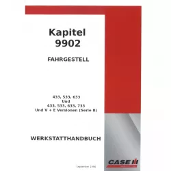 Case 433 533 633 733 V+E Versionen Serie II Fahrgestell Werkstatthandbuch