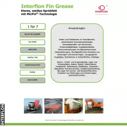 INTERFLON Fin Grease 3x 300 ml Aerosol Mehrzweckfett Schmiermittel MicPol