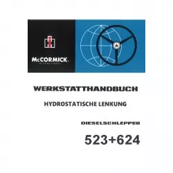IHC  Mc Cormick Hydrostatische Lenkung Traktor 523 624 Werkstatthandbuch