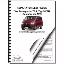 VW Transporter T6.1 ab 2019 Instandhaltung Inspektion Wartung Reparaturanleitung