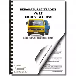 VW LT 1986-1996 Instandhaltung Inspektion Wartung Reparaturanleitung