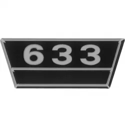 Typenaufkleber: McCormick Aufkleber schwarz/weiß groß Modell: 633