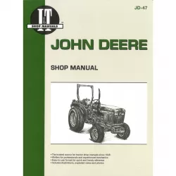 John Deere 850 950 1050 Traktor Reparaturanleitung I&T