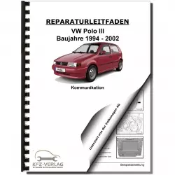 VW Polo 3 Typ 6N 1994-2002 Radio Navigation Kommunikation Reparaturanleitung