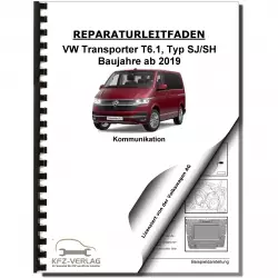 VW Transporter T6.1 ab 2019 Radio Navigation Kommunikation Reparaturanleitung