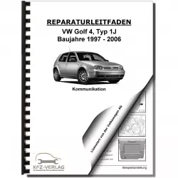 VW Golf 4 Typ 1J 1997-2006 Radio Navigation Kommunikation Reparaturanleitung