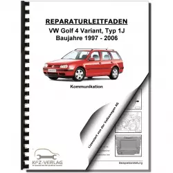 VW Golf 4 Variant 1997-2006 Radio Navigation Kommunikation Reparaturanleitung