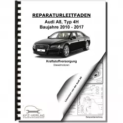 Audi A8 Typ 4H 2010-2017 Kraftstoffversorgung Dieselmotoren Reparaturanleitung