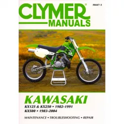 Kawasaki KX125 KX250 KX500 1982-2004 Cross Reparaturanleitung Clymer