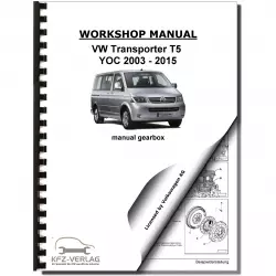 VW Transporter T5 (03-15) 5 Gang Schaltgetriebe 02Z Kupplung Reparaturanleitung