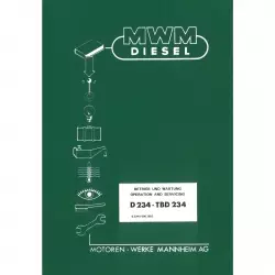 MWM Dieselmotor D234 und TBD 234 Traktor Betriebsanleitung