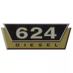 Typenaufkleber: McCormick Aufkleber Gold groß Modell: 624 Diesel