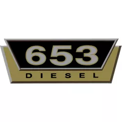 Typenaufkleber: McCormick Aufkleber Gold groß Modell: 653 Diesel