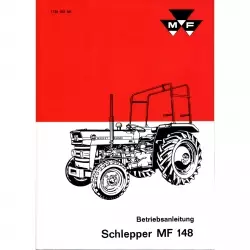 Massey Ferguson MF 148 Schlepper 3 Zylinder - Traktor Betriebsanleitung