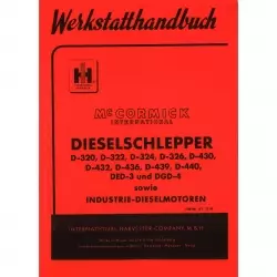 McCormick DED3/DGD4/D320/D322/D324/D326/D430/D432 - Traktor Werkstatthandbuch