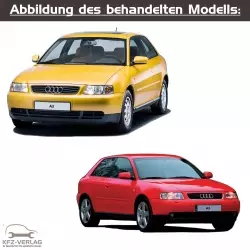 Audi A3 - Typ 8L, 8L1 - Baujahre 1996 bis 2006 - Fahrzeugabschnitt: Elektrische Abnehmer und Anlagen - Reparaturanleitungen zur Reparatur in Eigenregie für Anfänger, Hobbyschrauber und Profis.