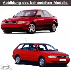 Audi A4 - Typ 8D, 8D2, 8D5 - Baujahre 1994 bis 2002 - Fahrzeugabschnitt: Karosserie-Montagearbeiten Innen - Reparaturanleitungen zur Reparatur in Eigenregie für Anfänger, Hobbyschrauber und Profis.