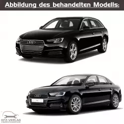 Audi A4 - Typ 8W/8W2/8W5/8WH - Baujahre ab 2015 - Fahrzeugabschnitt: Kraftstoffversorgung und Kraftstoffaufbereitung für Benzin-, Diesel- und Erdgasmotoren - Reparaturanleitungen zur Reparatur in Eigenregie für Anfänger, Hobbyschrauber und Profis.