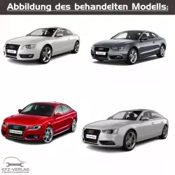 Audi A5 - Typ 8T, 8T3, 8TA - Baujahre 2007 bis 2016 - Fahrzeugabschnitt: Schaltpläne, Stromlaufpläne, Elektrik, Fehlersuche, Einbauorte, Sicherungs- und Steckerbelegung - Reparaturanleitungen zur Reparatur in Eigenregie für Anfänger, Hobbyschrauber und Profis.
