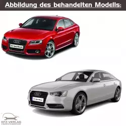 Audi A5 Sportback - Typ 8T, 8T3, 8TA - Baujahre 2009 bis 2016 - Fahrzeugabschnitt: Karosserie-Montagearbeiten Außen - Reparaturanleitungen zur Reparatur in Eigenregie für Anfänger, Hobbyschrauber und Profis.