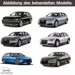 Audi A6 - Typ 4G, 4G2, 4G5, 4GC, 4GD, 4GH, 4GJ - Baujahre von 2010 bis 2018 - Fahrzeugabschnitt: Instandsetzung Benzinmotoren und Direkteinspritzmotoren inkl. Motor-Mechanik und Gemischaufbereitung - Reparaturanleitungen zur Reparatur in Eigenregie für Anfänger, Hobbyschrauber und Profis.