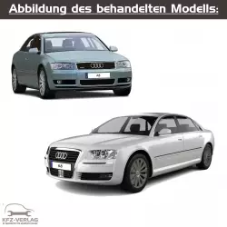 Audi A8 - Typ 4E, 4E2, 4E8 - Baujahre 2002 bis 2010 - Fahrzeugabschnitt: Motor-Mechanik für Diesel- und Turbodieselmotoren - Reparaturanleitungen zur Reparatur in Eigenregie für Anfänger, Hobbyschrauber und Profis.