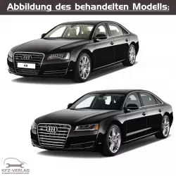 Audi A8 - Typ 4H, 4H2, 4H8, 4HL - Baujahre 2010 bis 2017 - Fahrzeugabschnitt: Allgemeines zu der elektrischen Anlage - Reparaturanleitungen zur Reparatur in Eigenregie für Anfänger, Hobbyschrauber und Profis.