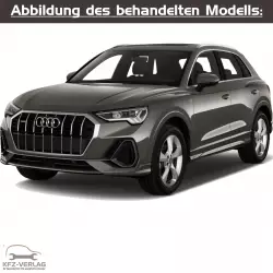 Audi Q3 - Typ F3, F3N - Baujahre ab 2018 - Fahrzeugabschnitt: Karosserie-Montagearbeiten Außen - Reparaturanleitungen zur Reparatur in Eigenregie für Anfänger, Hobbyschrauber und Profis.