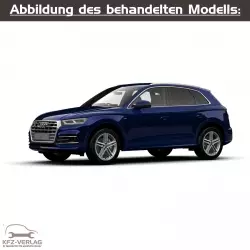 Audi Q5 - Typ FY/FYB - Baujahre ab 2016 - Fahrzeugabschnitt: Instandsetzung Dieselmotor, Turbodiesel, TDI, Common Rail, Vorglühanlage - Reparaturanleitungen zur Reparatur in Eigenregie für Anfänger, Hobbyschrauber und Profis.